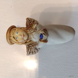 SE 1998 ceramic angel brooch.